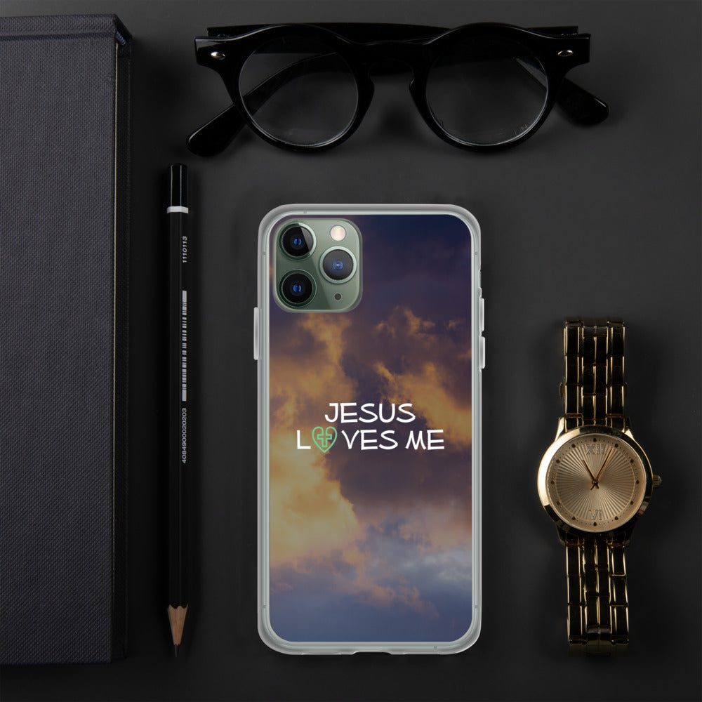 Jesus loves me iPhone Case