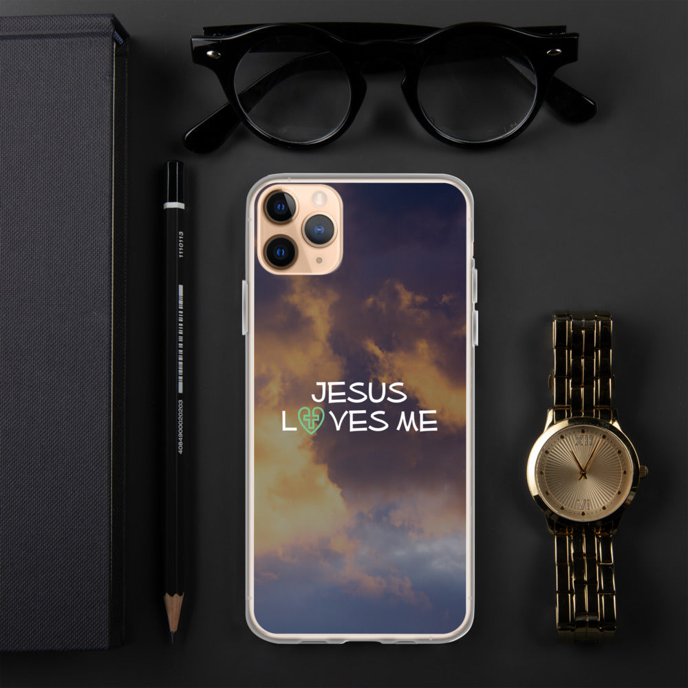 Jesus loves me iPhone Case