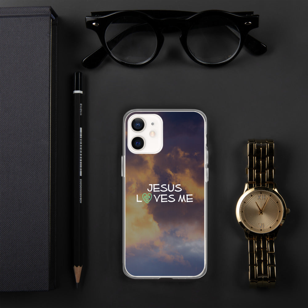 Jesus loves me iPhone Case