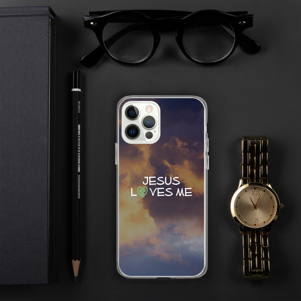 Jesus loves me iPhone Case