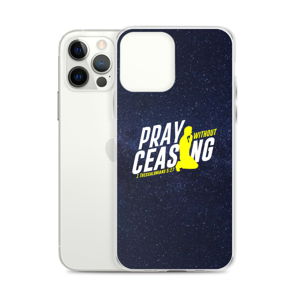 Pray without ceasing iPhone Case