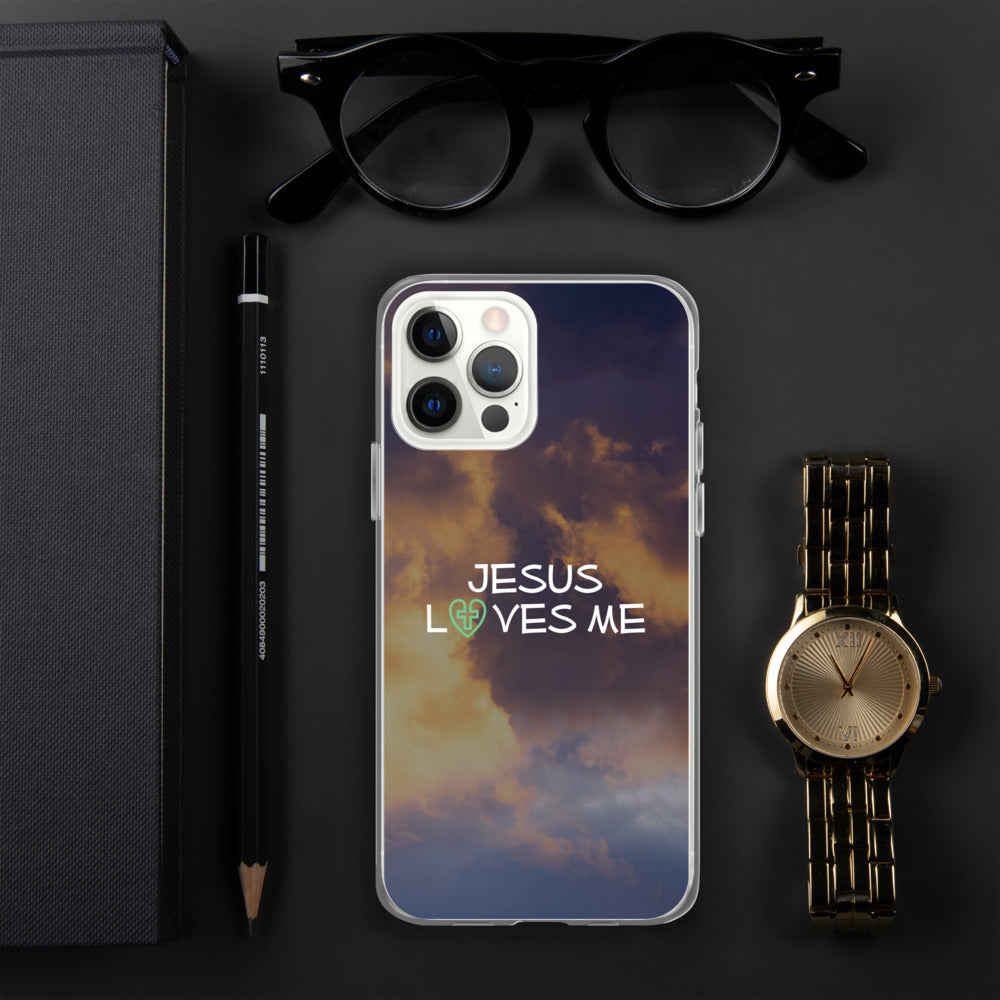 Jesus loves me iPhone Case