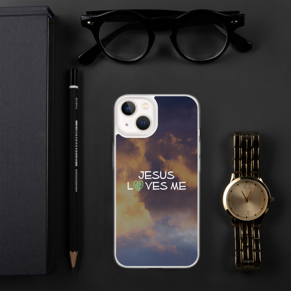 Jesus loves me iPhone Case
