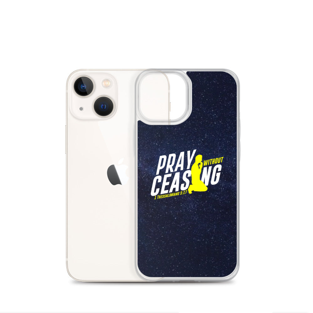Pray without ceasing iPhone Case