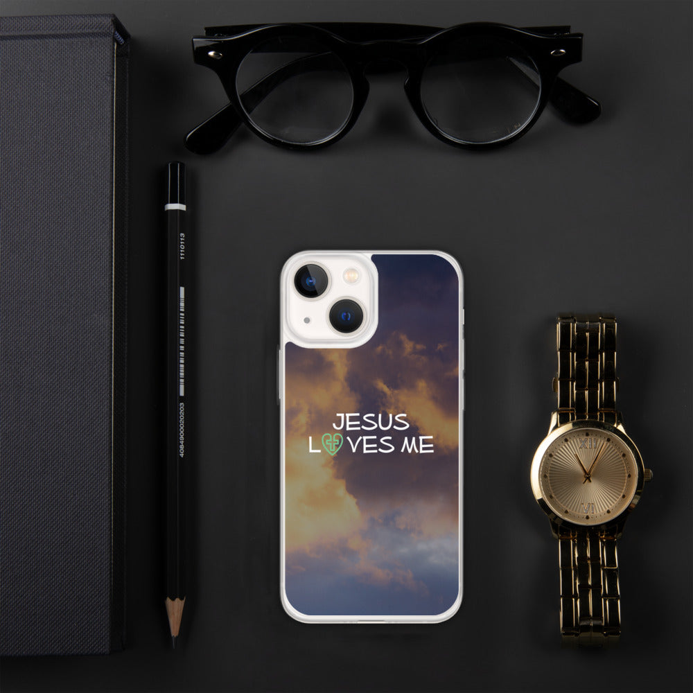 Jesus loves me iPhone Case