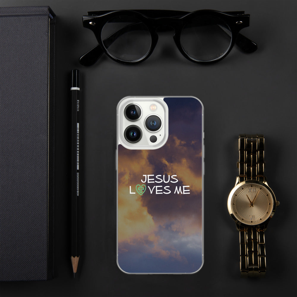 Jesus loves me iPhone Case