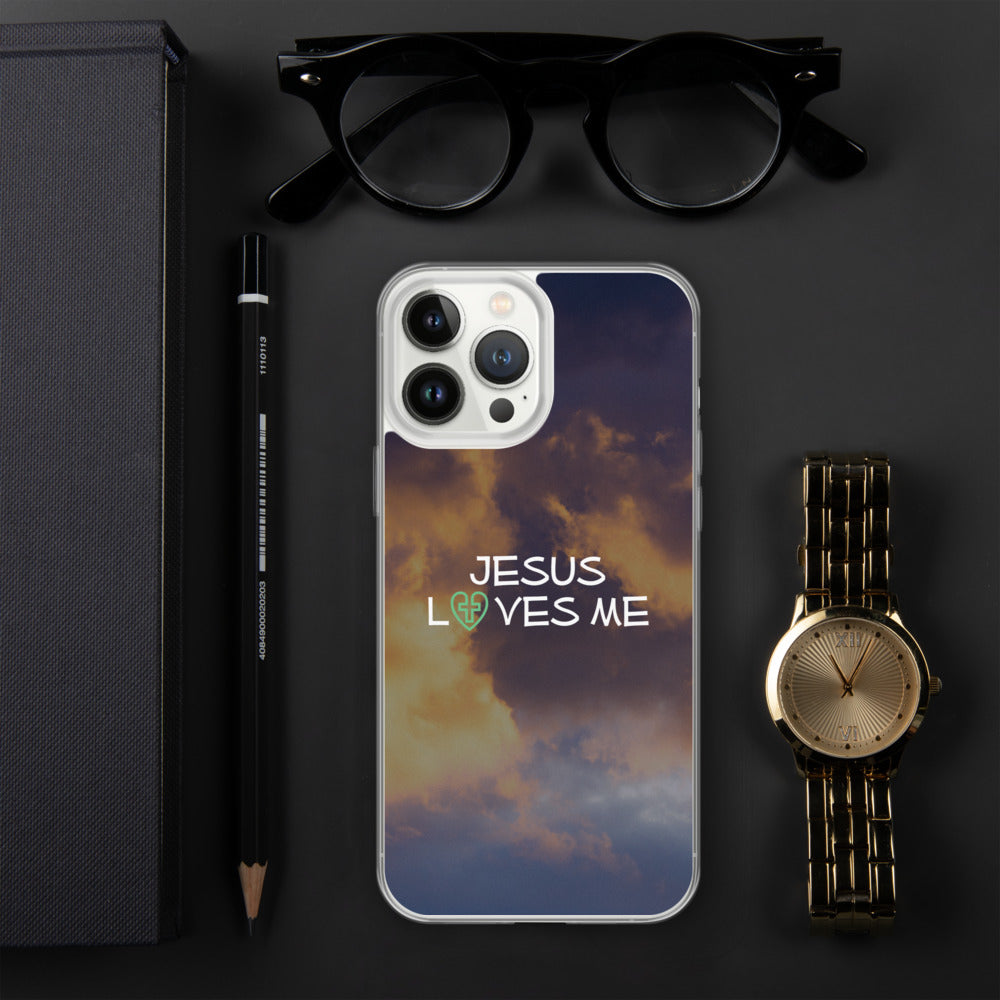 Jesus loves me iPhone Case