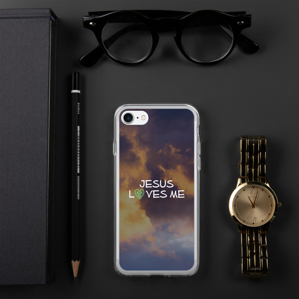 Jesus loves me iPhone Case