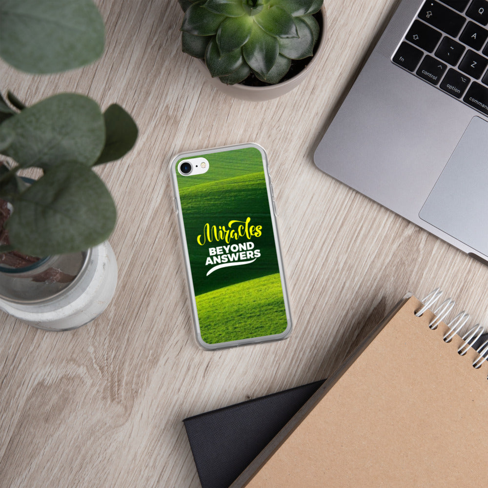 Miracles beyond answers iPhone Case