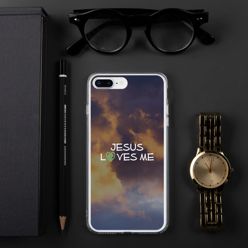 Jesus loves me iPhone Case
