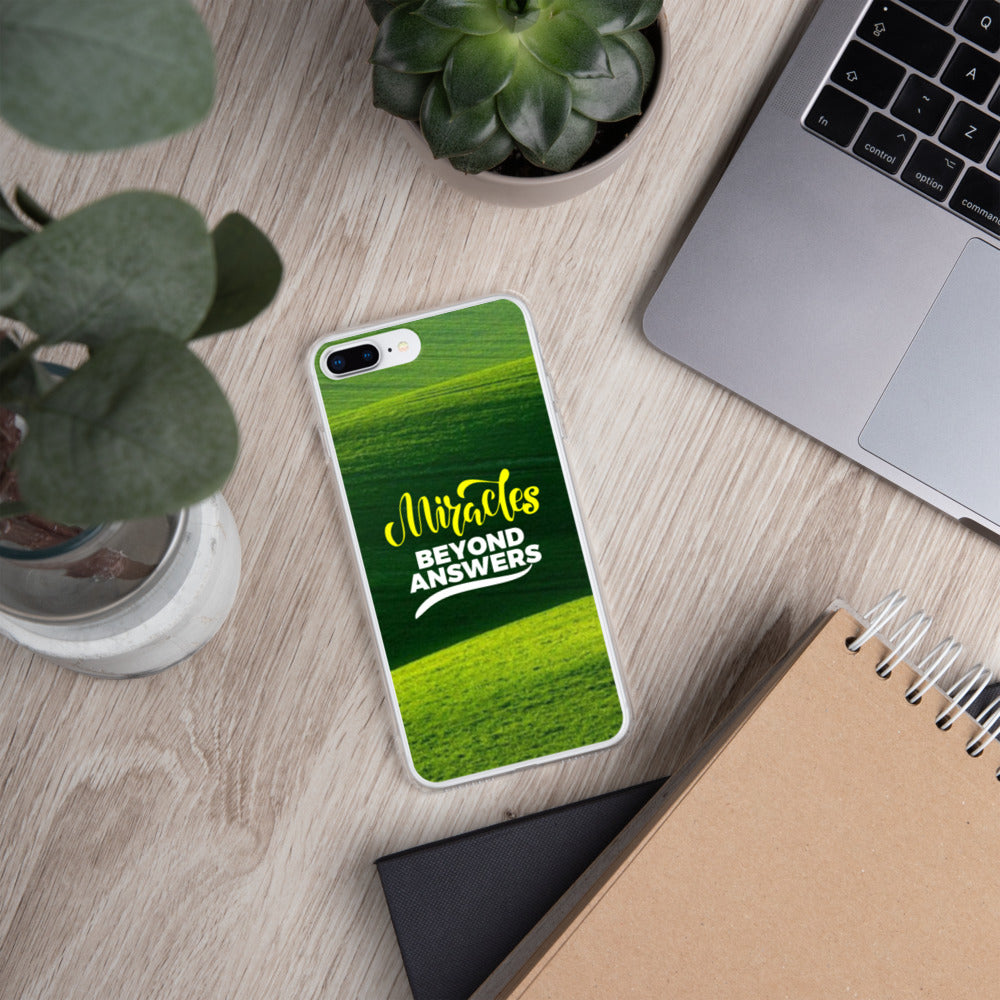Miracles beyond answers iPhone Case
