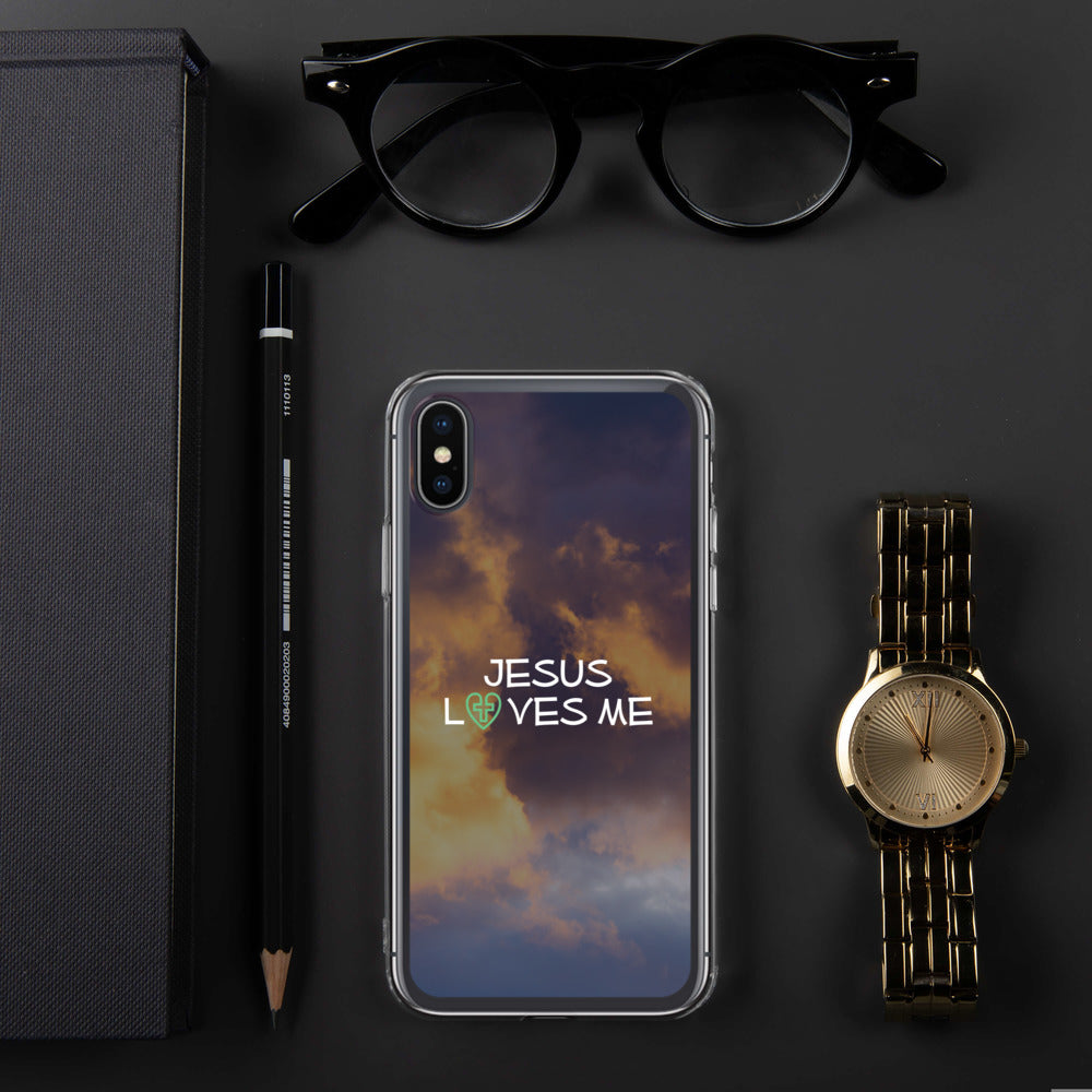 Jesus loves me iPhone Case