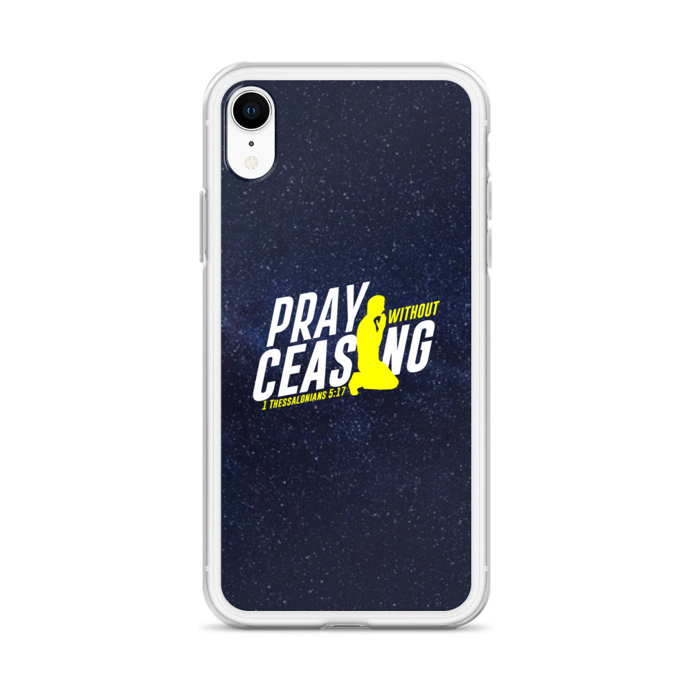 Pray without ceasing iPhone Case