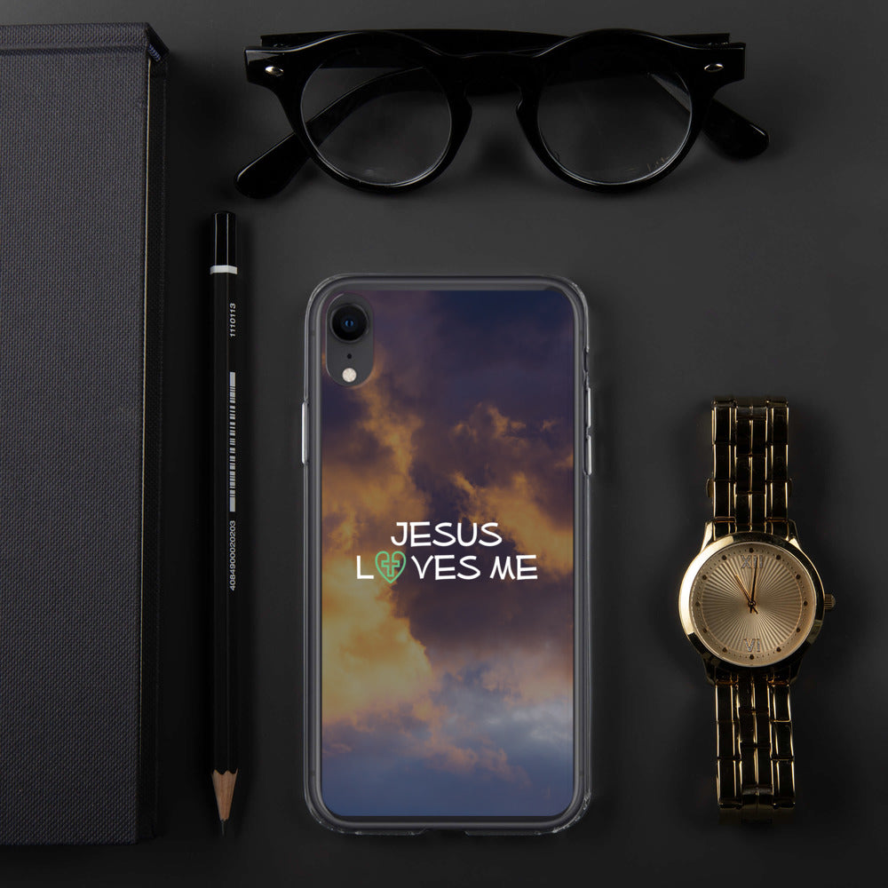 Jesus loves me iPhone Case