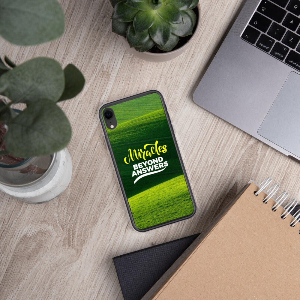 Miracles beyond answers iPhone Case