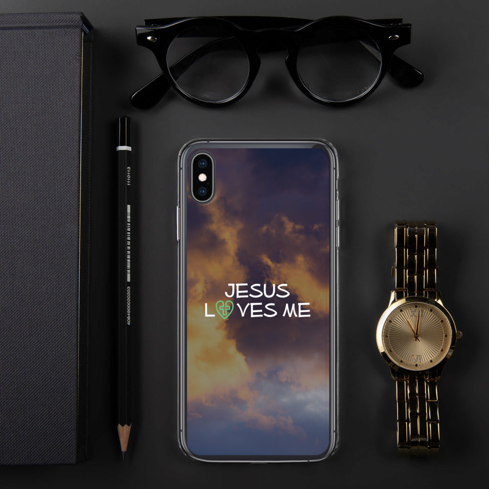 Jesus loves me iPhone Case