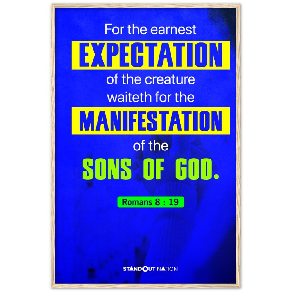 Manifestation of the Sons of God Poster