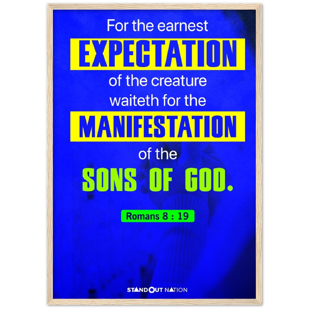 Manifestation of the Sons of God Poster