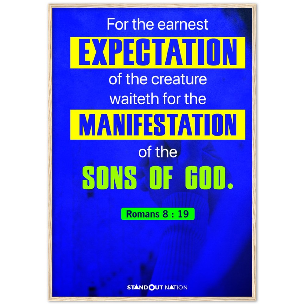 Manifestation of the Sons of God Poster