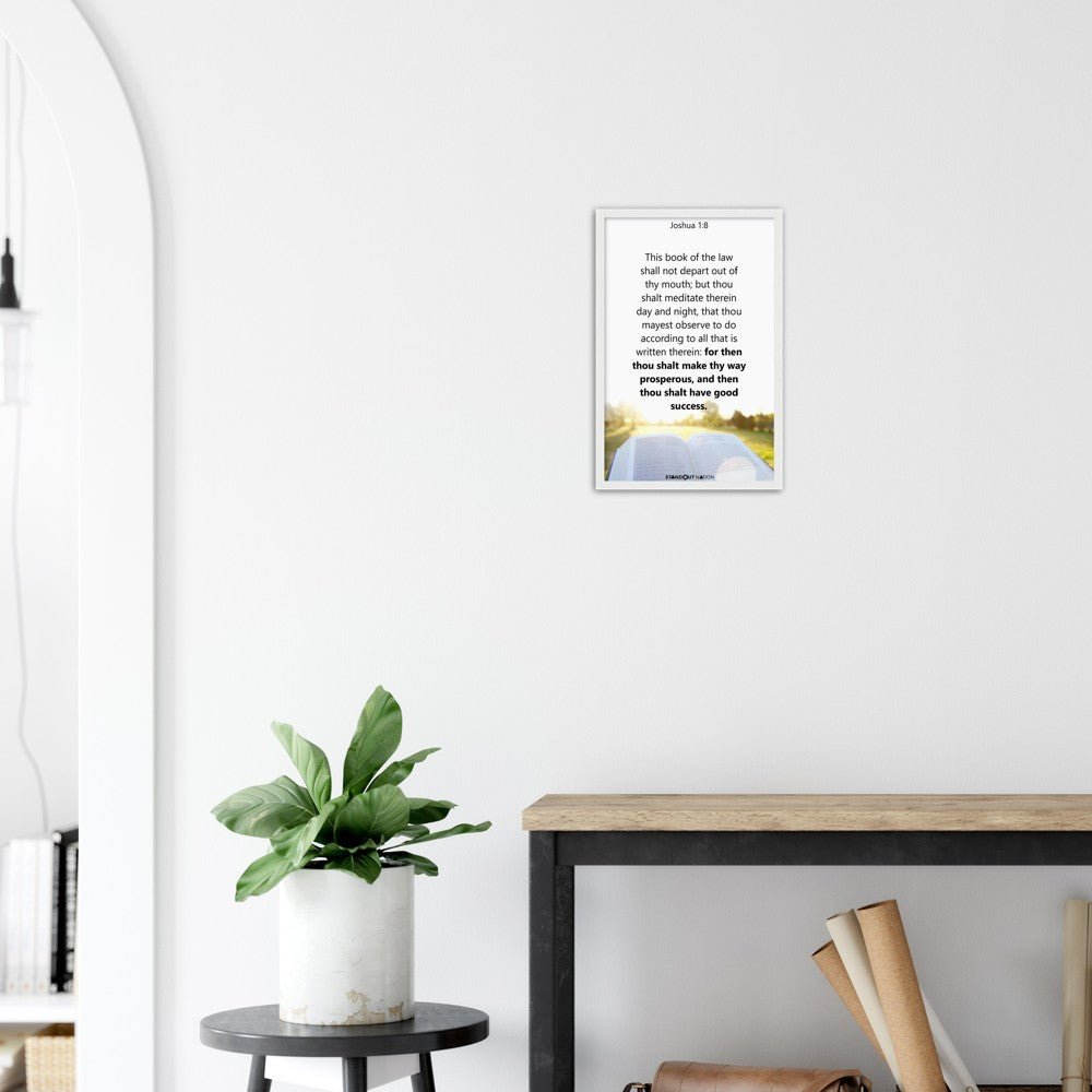Thou shall meditate day and night Poster