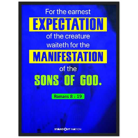 Manifestation of the Sons of God Poster