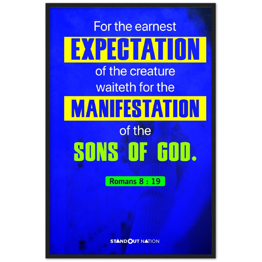 Manifestation of the Sons of God Poster