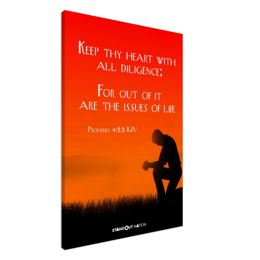 Keep thy heart with all diligence Poster