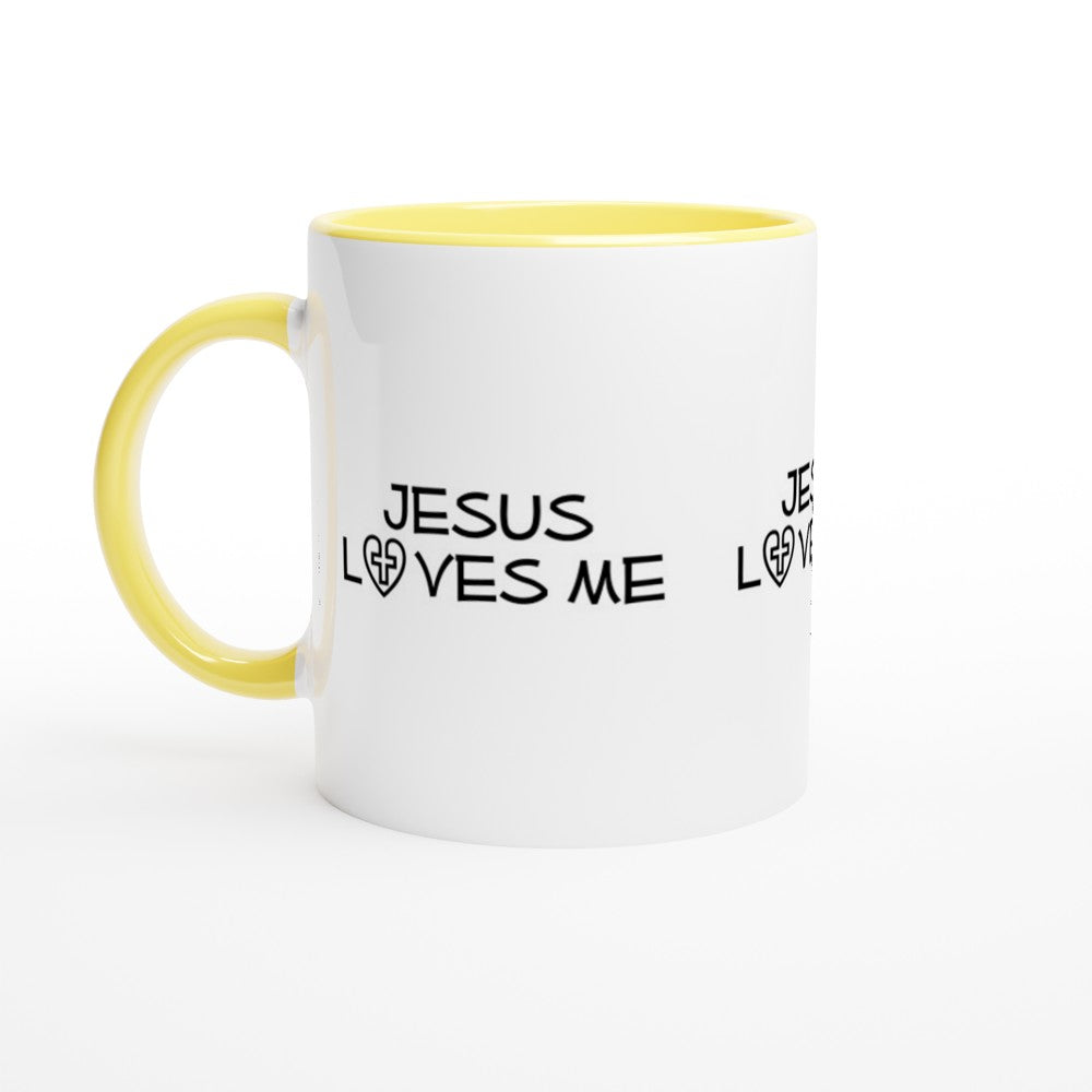 Jesus loves me mug