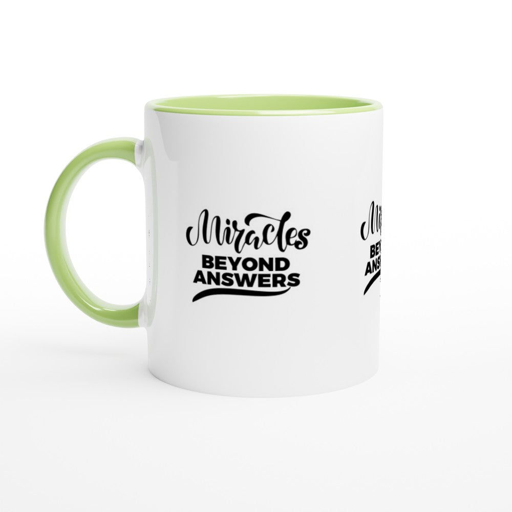 Miracles beyond answers mug