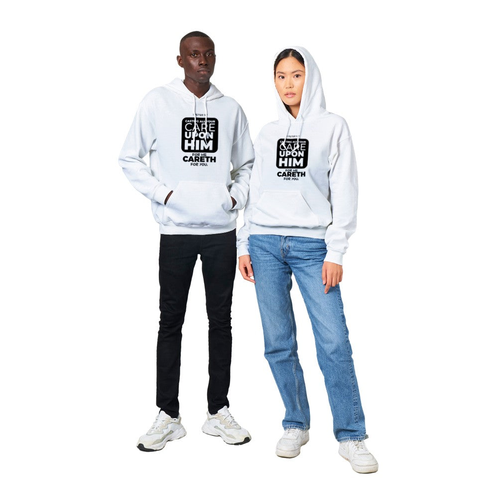 Cast All Your Cares Upon Him Unisex Hoodie
