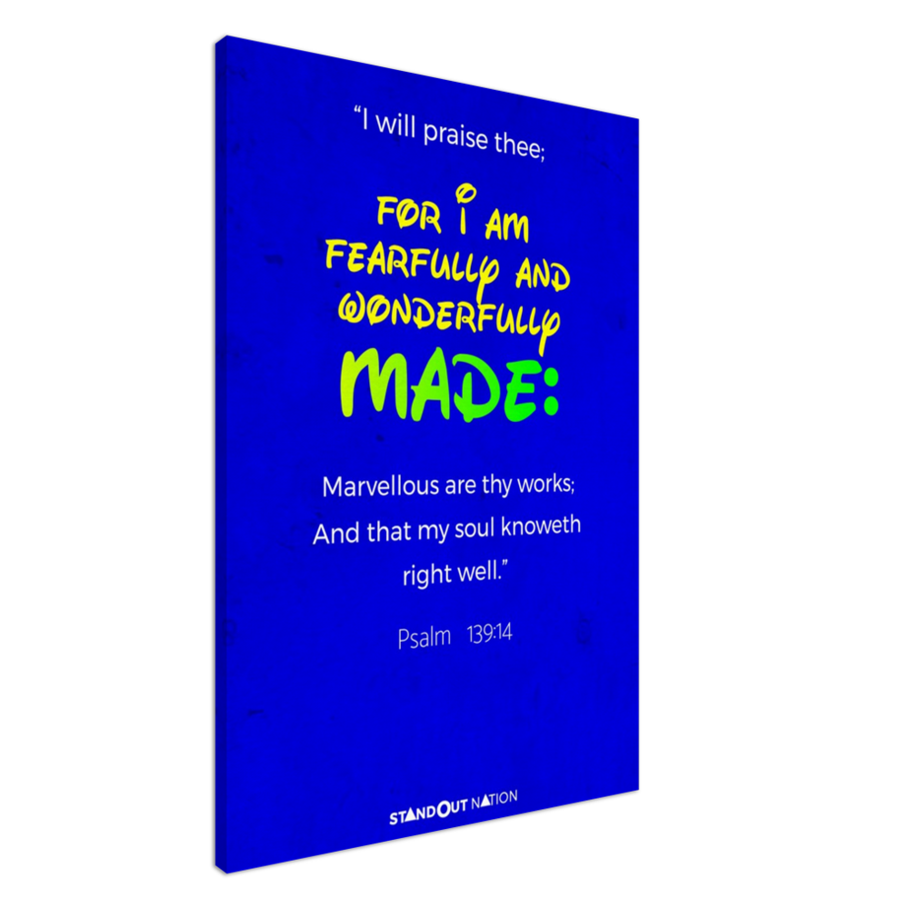 I am WONDERFULLY and FEARFULLY made Poster