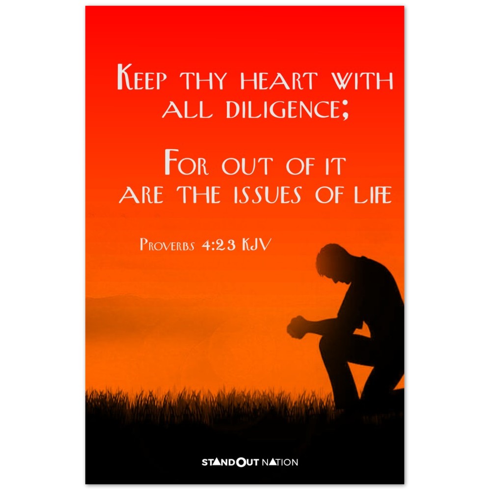Keep thy heart with all diligence Poster