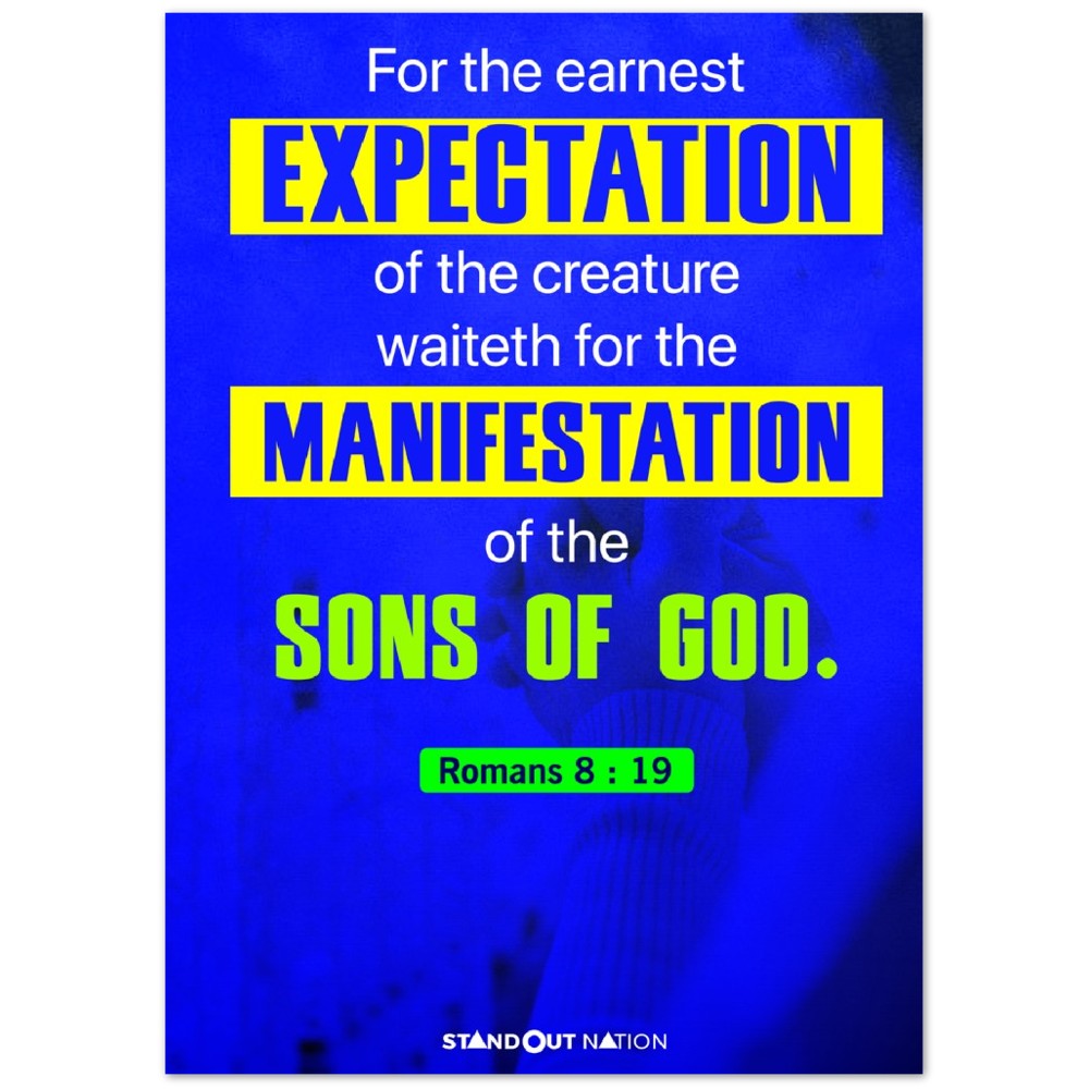 Manifestation of the Sons of God Poster
