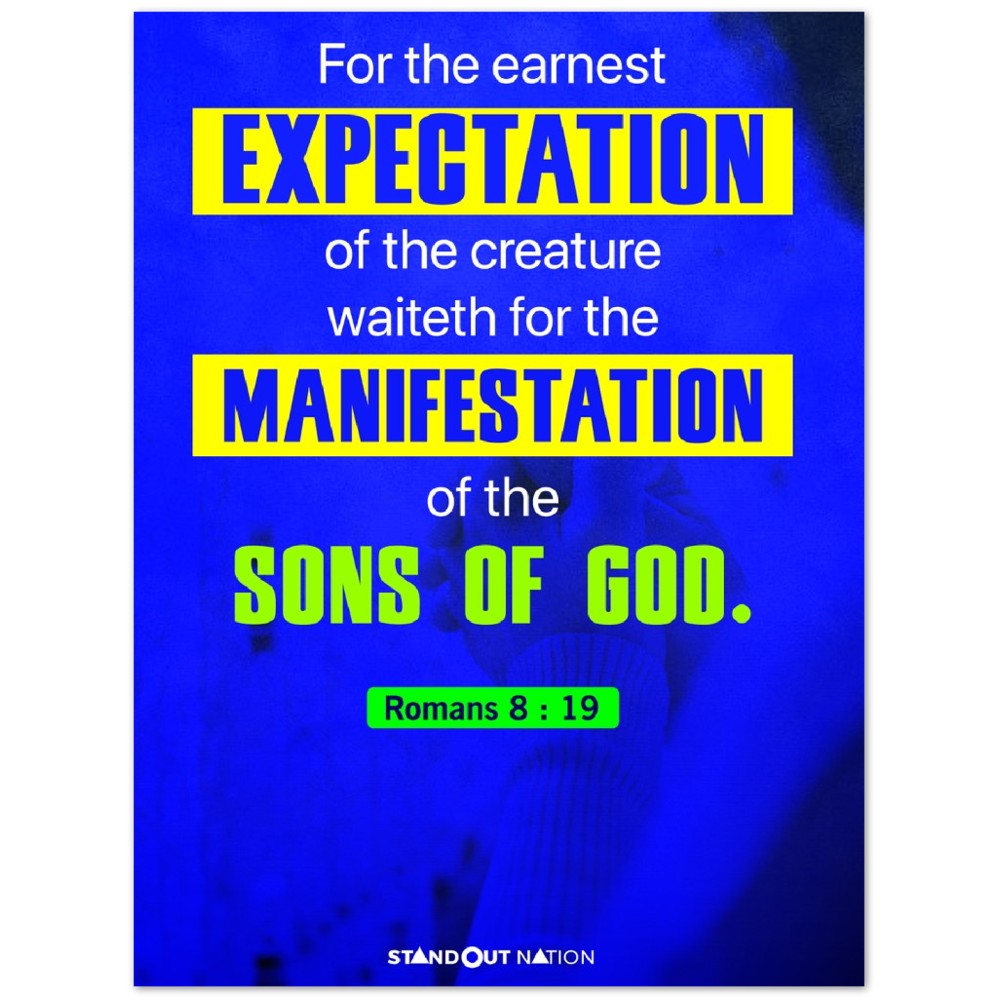 Manifestation of the Sons of God Poster
