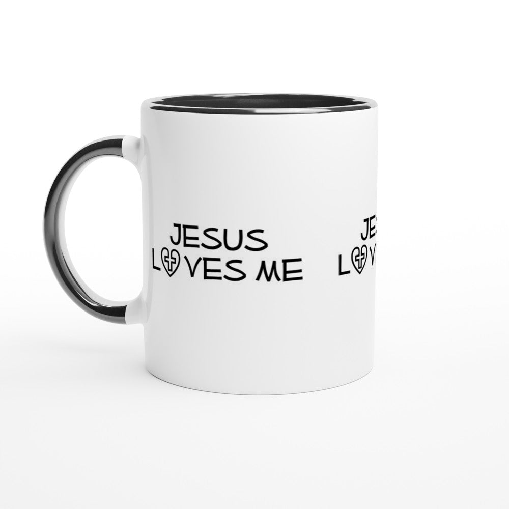 Jesus loves me mug