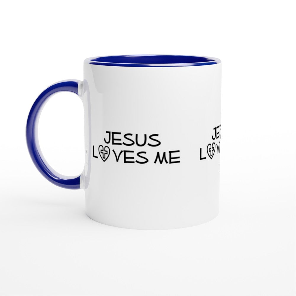 Jesus loves me mug
