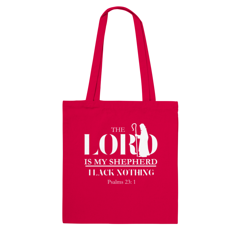 The Lord is Your Shepherd Tote Bag