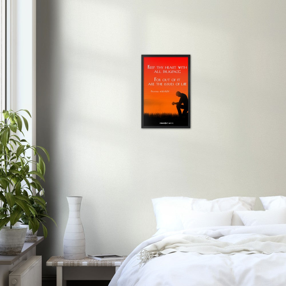 Keep thy heart with all diligence Poster