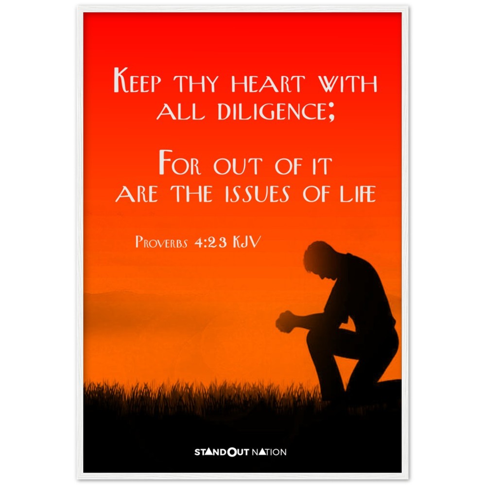 Keep thy heart with all diligence Poster