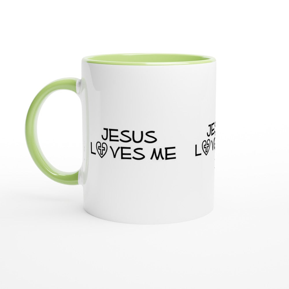 Jesus loves me mug