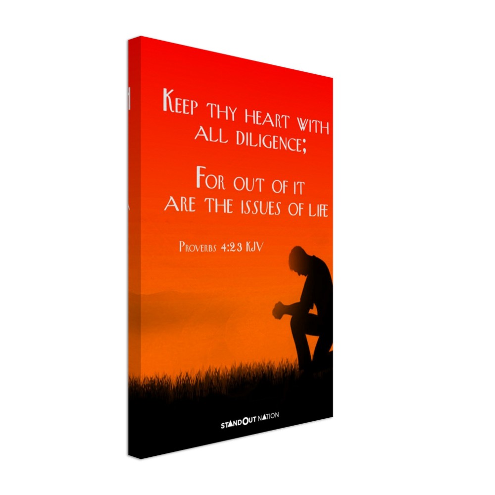 Keep thy heart with all diligence Poster