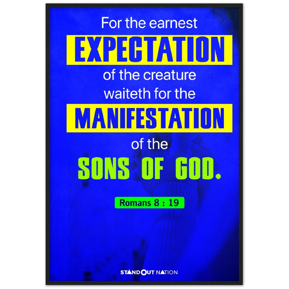 Manifestation of the Sons of God Poster