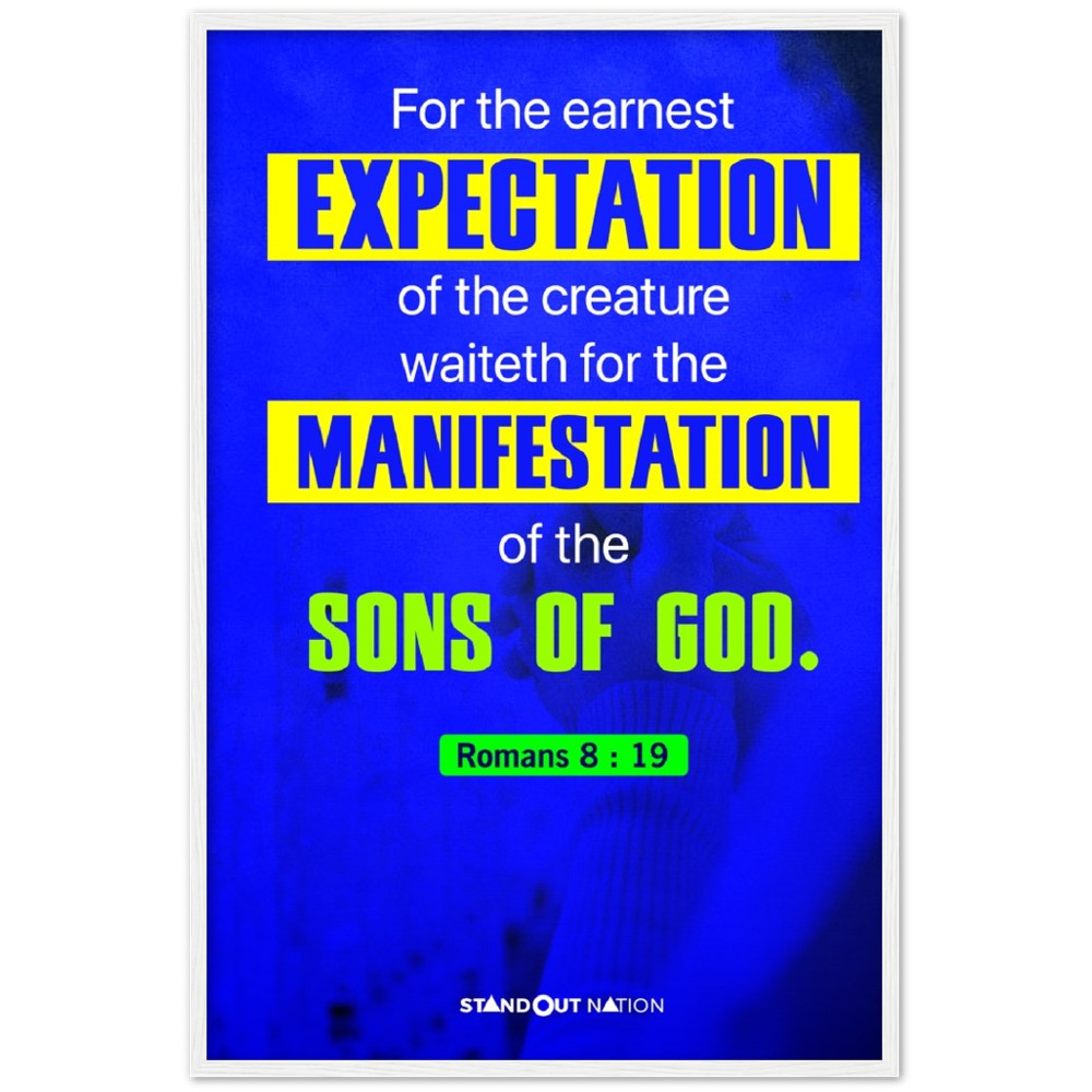 Manifestation of the Sons of God Poster