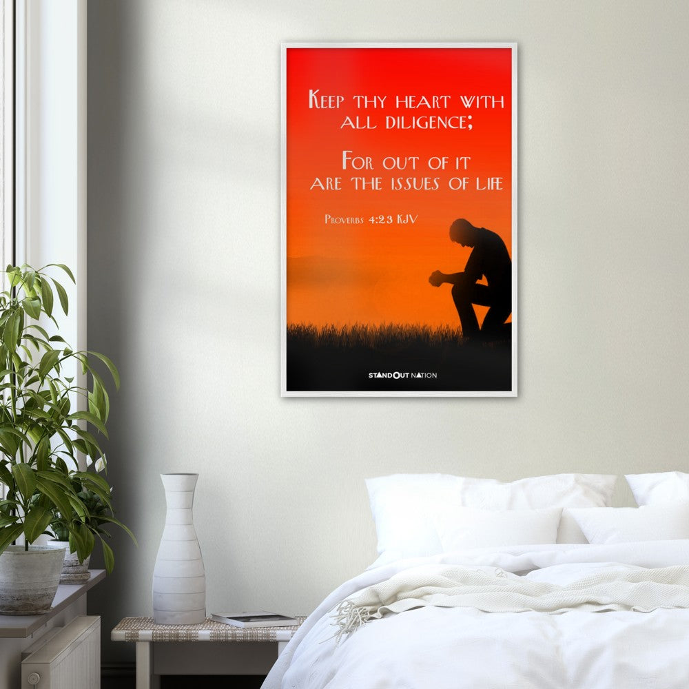 Keep thy heart with all diligence Poster