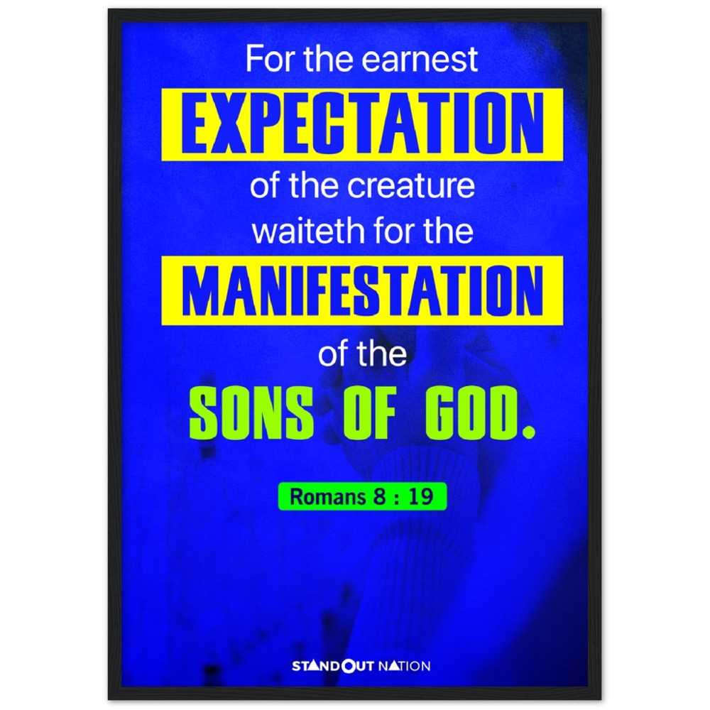 Manifestation of the Sons of God Poster