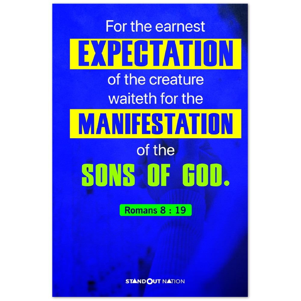 Manifestation of the Sons of God Poster