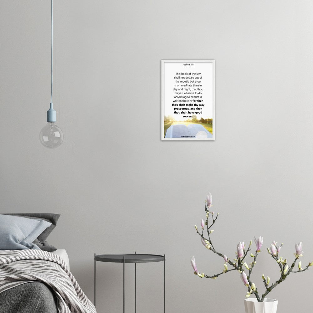 Thou shall meditate day and night Poster