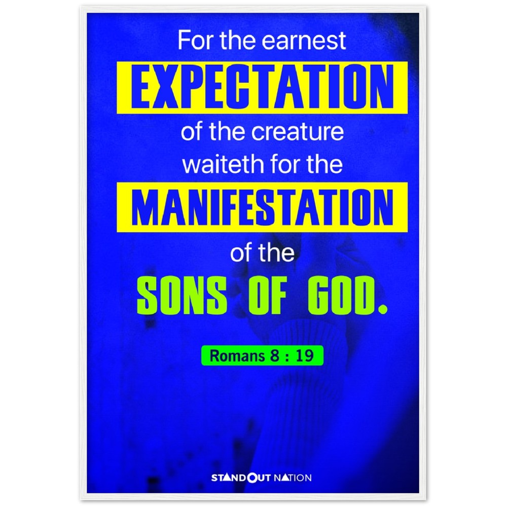 Manifestation of the Sons of God Poster