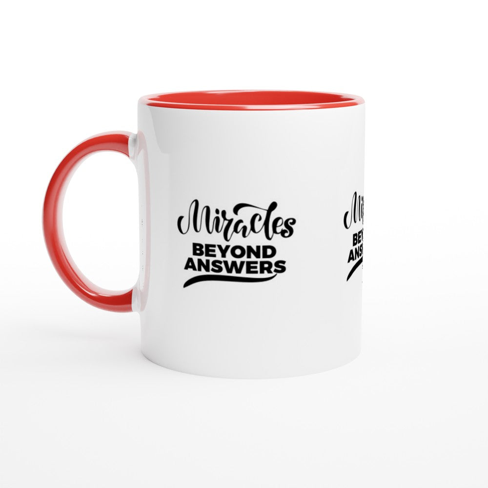 Miracles beyond answers mug