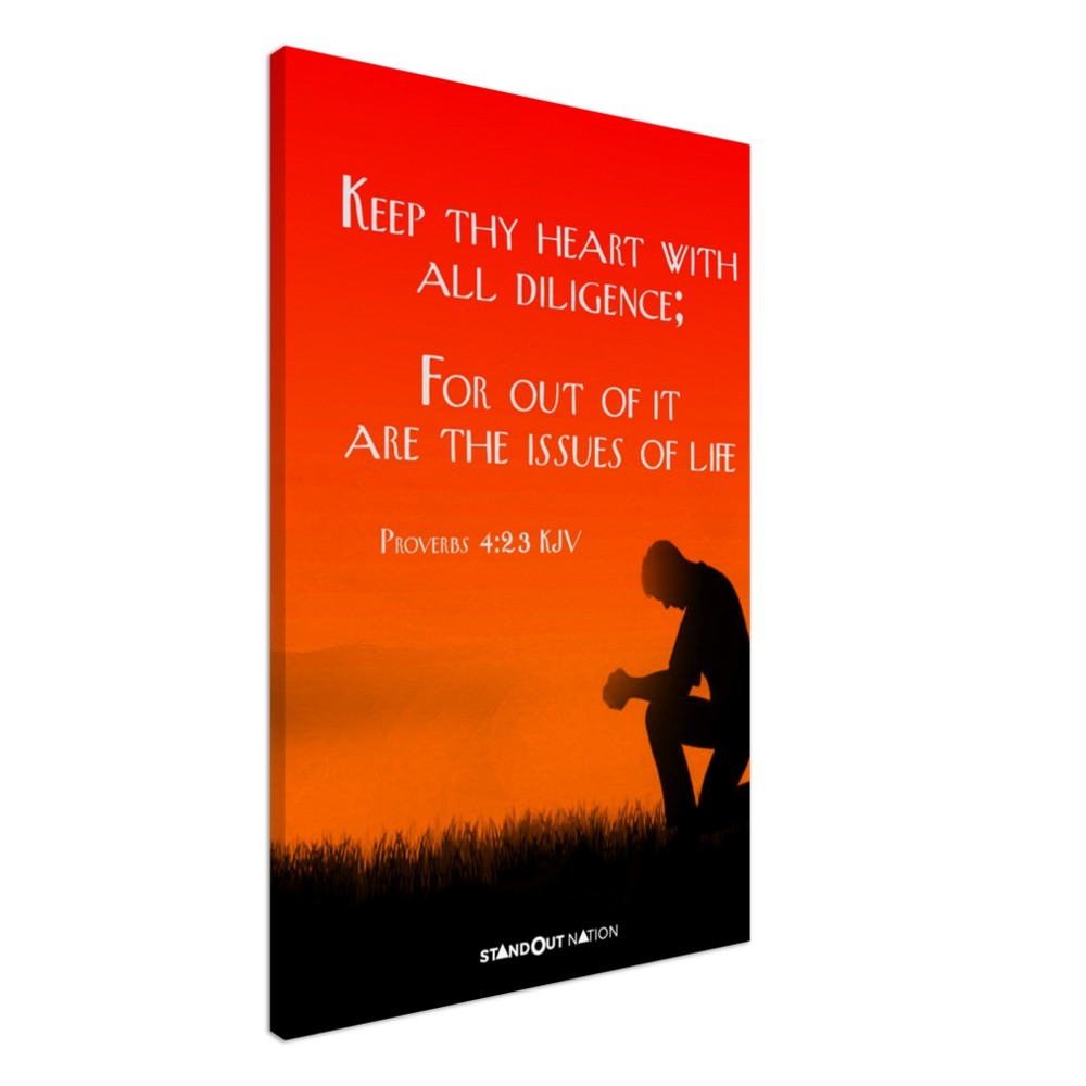 Keep thy heart with all diligence Poster